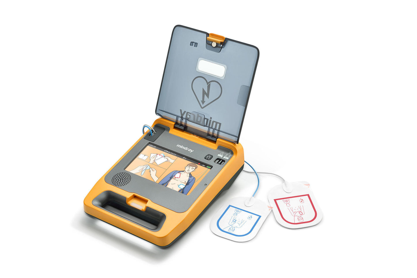 Mindray BeneHeart C2 AED Semi Automatic Defibrillator With Screen