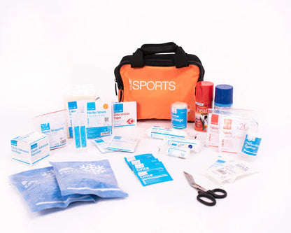 Blue Dot Sports Kit in Medium Orange Bag, Premium Standard