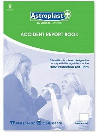 Accident Report Book A5 26 Pages