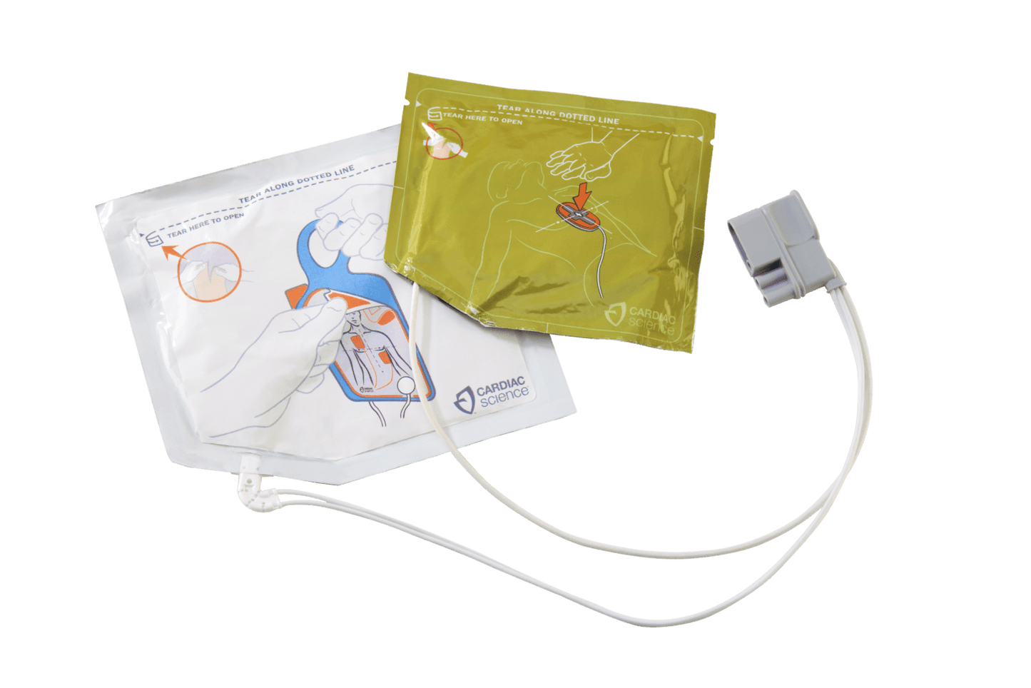 Cardiac Science Powerheart G5 Adult Defibrillator Pads with CPR device