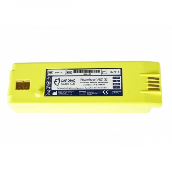 Powerheart G3 AED IntelliSense Lithium Defibrillator Battery 4 year