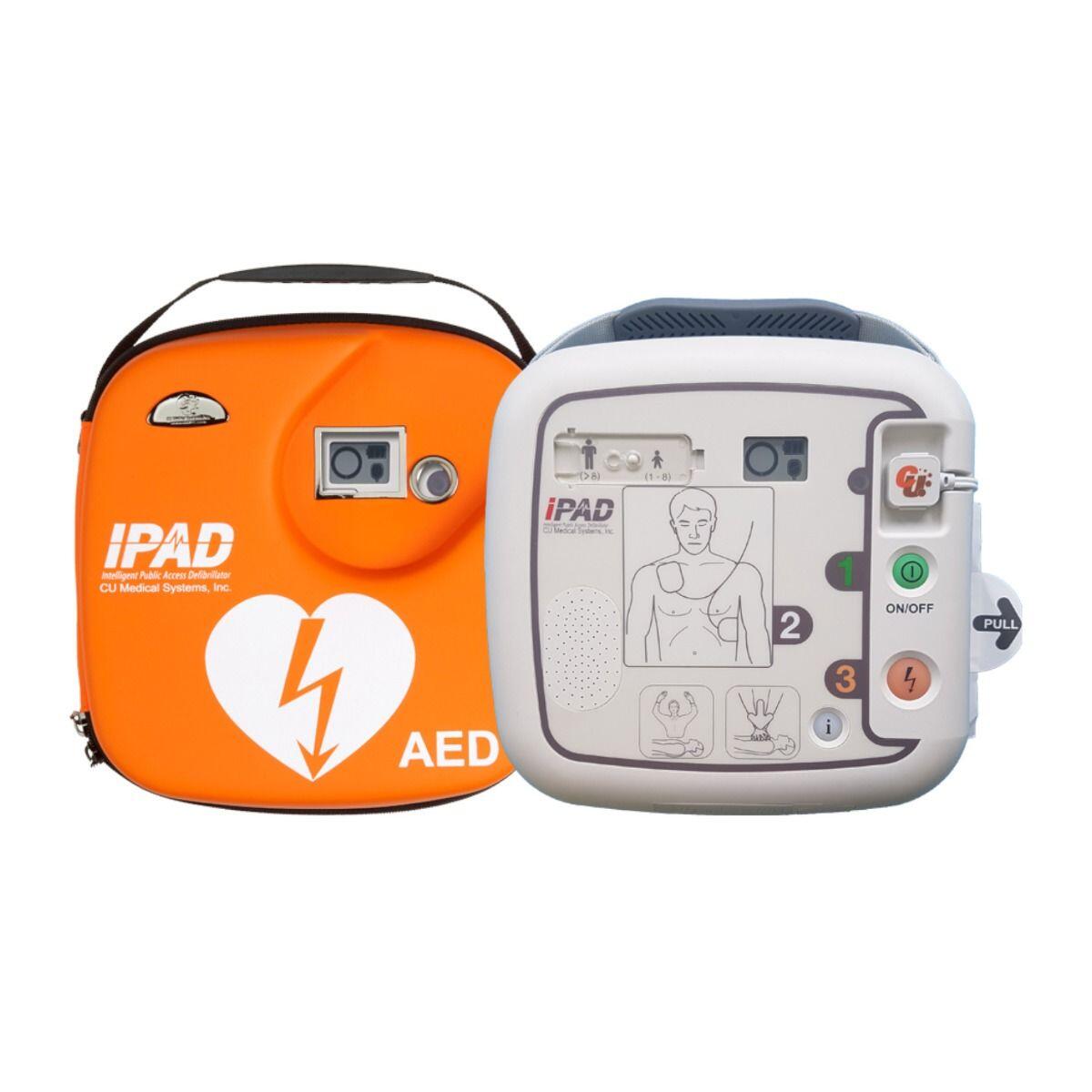 iPad SP1 AED Fully Automatic Defibrillator Indoor Alarmed Cabinet Bundle