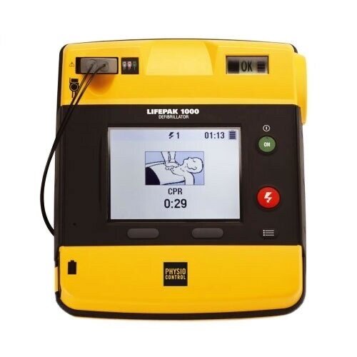 Physio Control AED Lifepak 1000 ECG Defibrillator with Manual Operation Unit Semi-Automatic